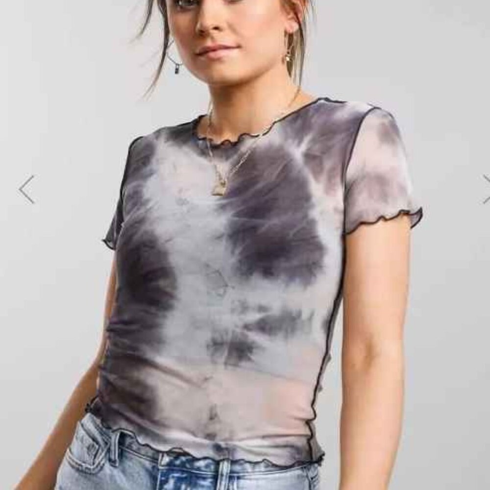Gilded Intent Mesh Blouse